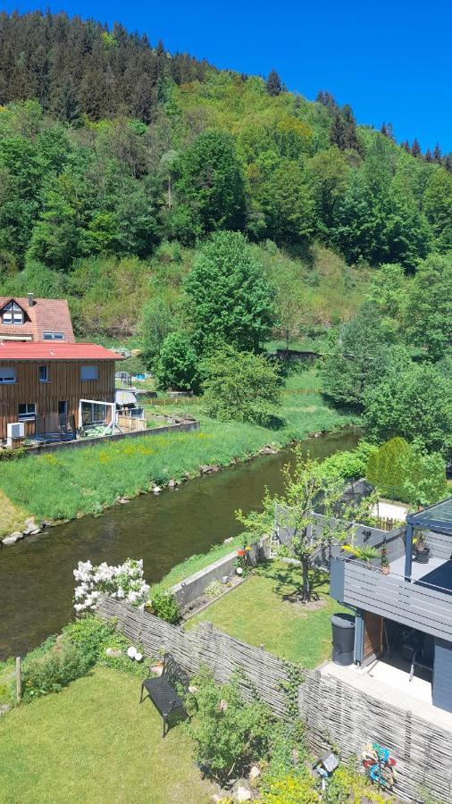 Ferienwohnung Am Enzufer Mit Balkon In Bad Wildbad Im Schwarzwald 外观 照片